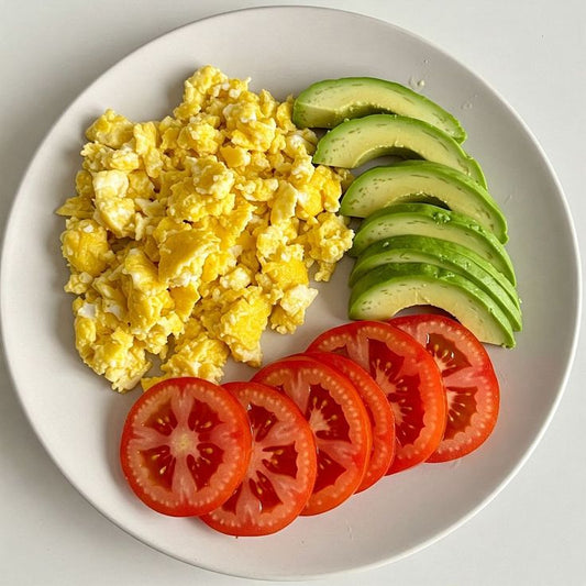 Sunrise Avocado Scramble