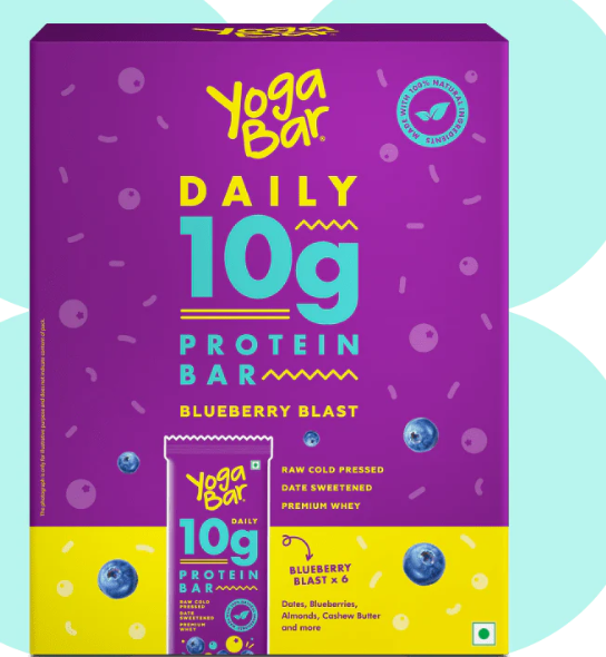 Blueberry Blast 10g Protein Bar Box (Pack of 6)